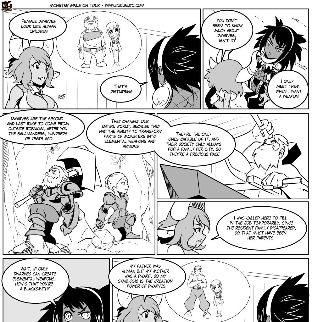 Monster girls on tour - Episode 114, Page 1: Page 114